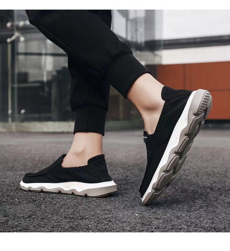 Men's Spring And Summer Breathable Old-style Cloth Shoes, Men's Fashion Trendy Youth Slip-on Versatile Casual Round-toe_vogvips.com