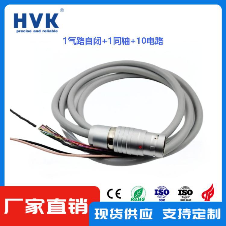 Self-sealing pneumatic aviation connector, 0.5Mpa / liquid nitrogen -197 ℃ Low-temperature test, 500 insertions and removals
