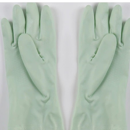 Guantes de lavado de platos cepillo de goma impermeable cocina de PVC limpio espesado duradero antideslizante desgaste doméstico al por mayor