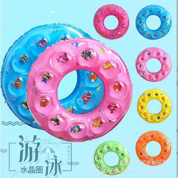 summer double-layer swimming ring