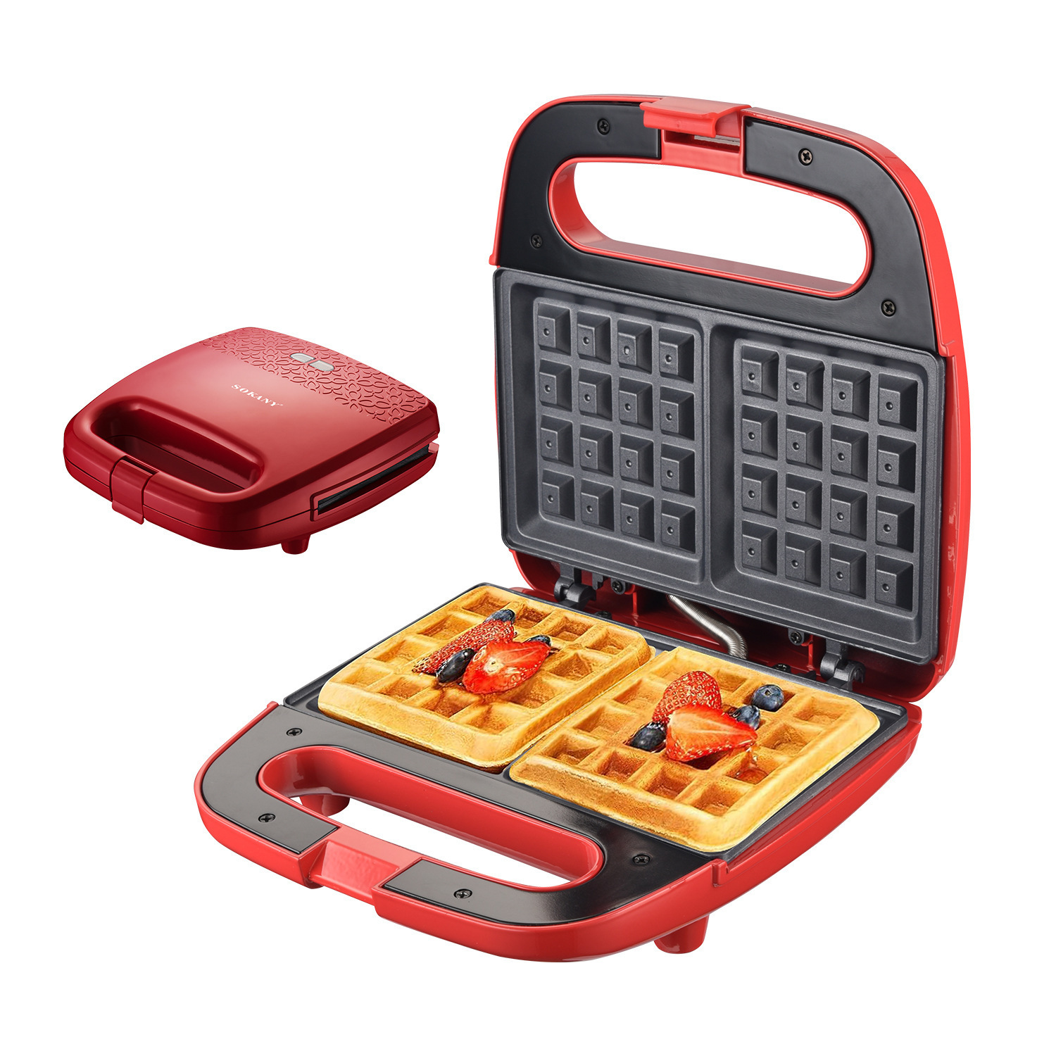 Export Waffle Maker, Household Breakfast Machine, Bread Toaster, Sandwich Maker, Griddle 08066Sokany
