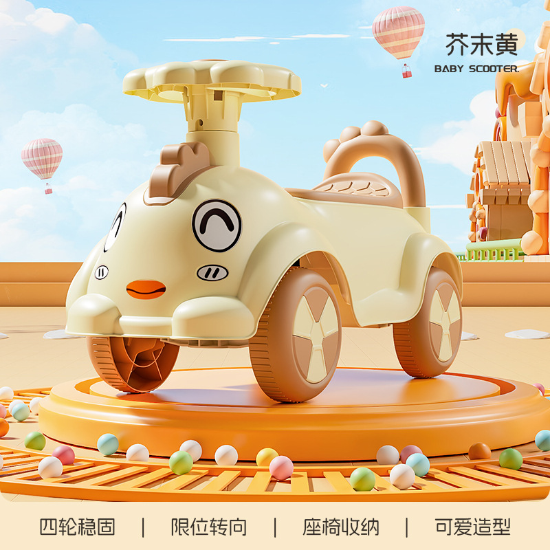 Patinete para niños de 1 a 4 años, patinete para niños pequeños, bicicleta de equilibrio para bebés sin pedales, patinete de cuatro ruedas para niños. image 21