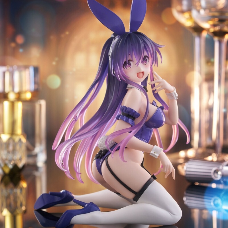 デート・ア・ライブ バニーガール 夜刀神十香 跪いている美少女 アニメ フィギュア モデル オーナメント シーン|undefined