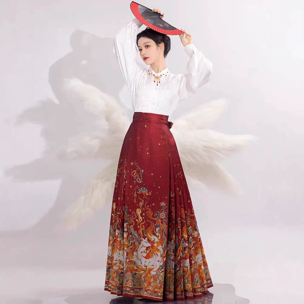 2024 новый девятихвостый лисица премиум-конский костюм с лапшой