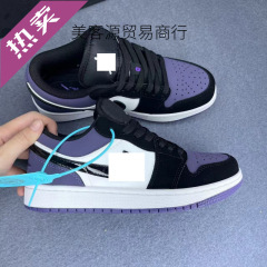 x纯原AJ1aj1低帮男女同款篮球鞋板鞋情侣休闲ins运动爆款