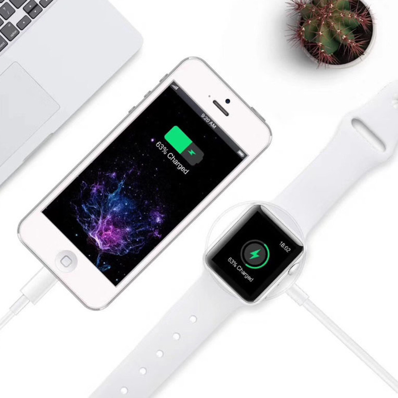 3-in-1 Apple Watch kabelloses Ladegerät mit magnetischer Saugung, 1 bis 3 iWatch8 magnetische Ladekabel, Schnellladekompatibilität