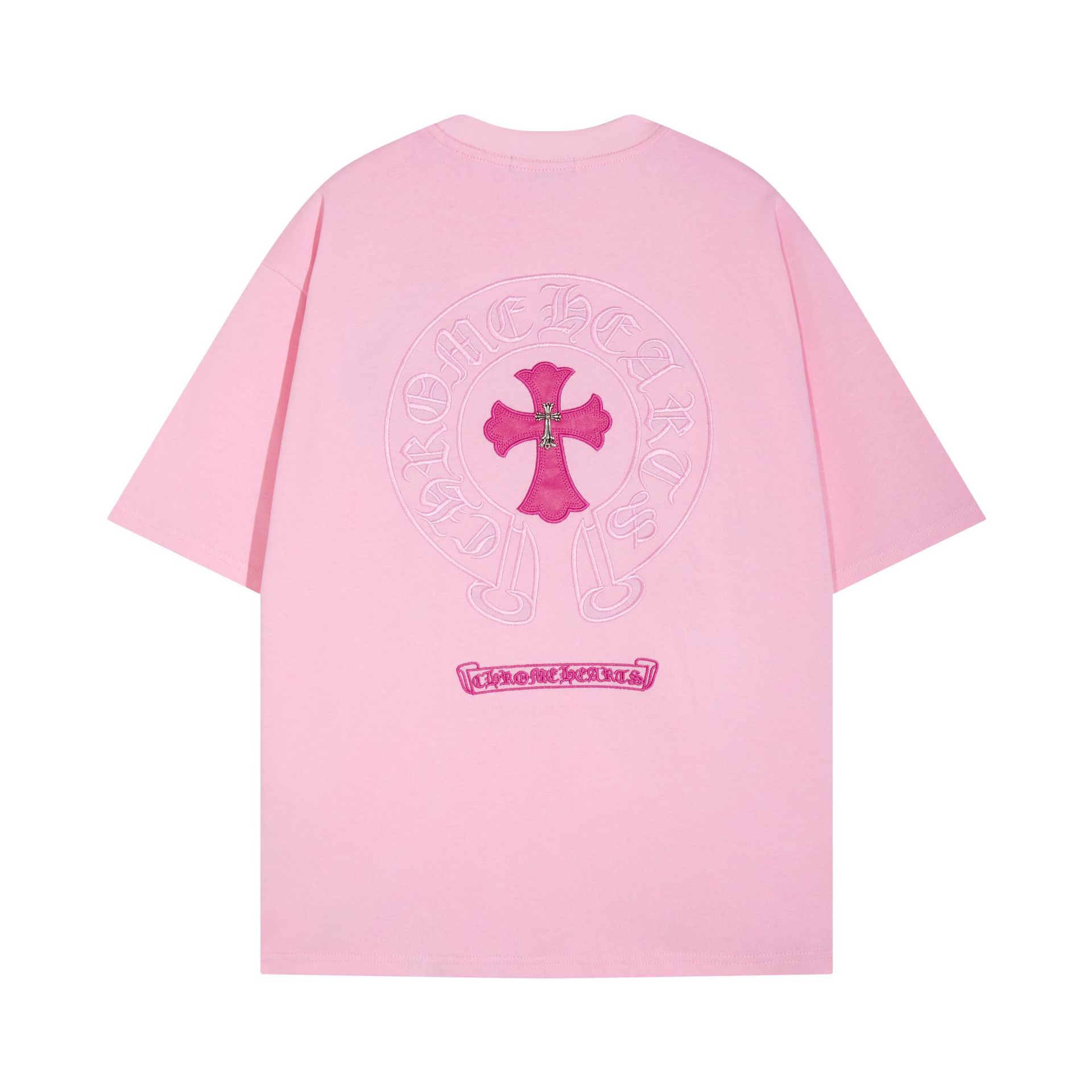 Chrome Heart 24 nuevo Crocodile de verano de moda europea y americana camiseta de manga corta para hombres y mujeres