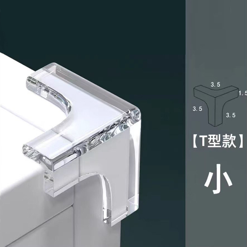 茶卓のテーブルの角の窓の衝突防止の角の衝突防止の条の子供の衝突防止の縁の柔らかい角は直角のシリカゲルの角を貼ります。|undefined