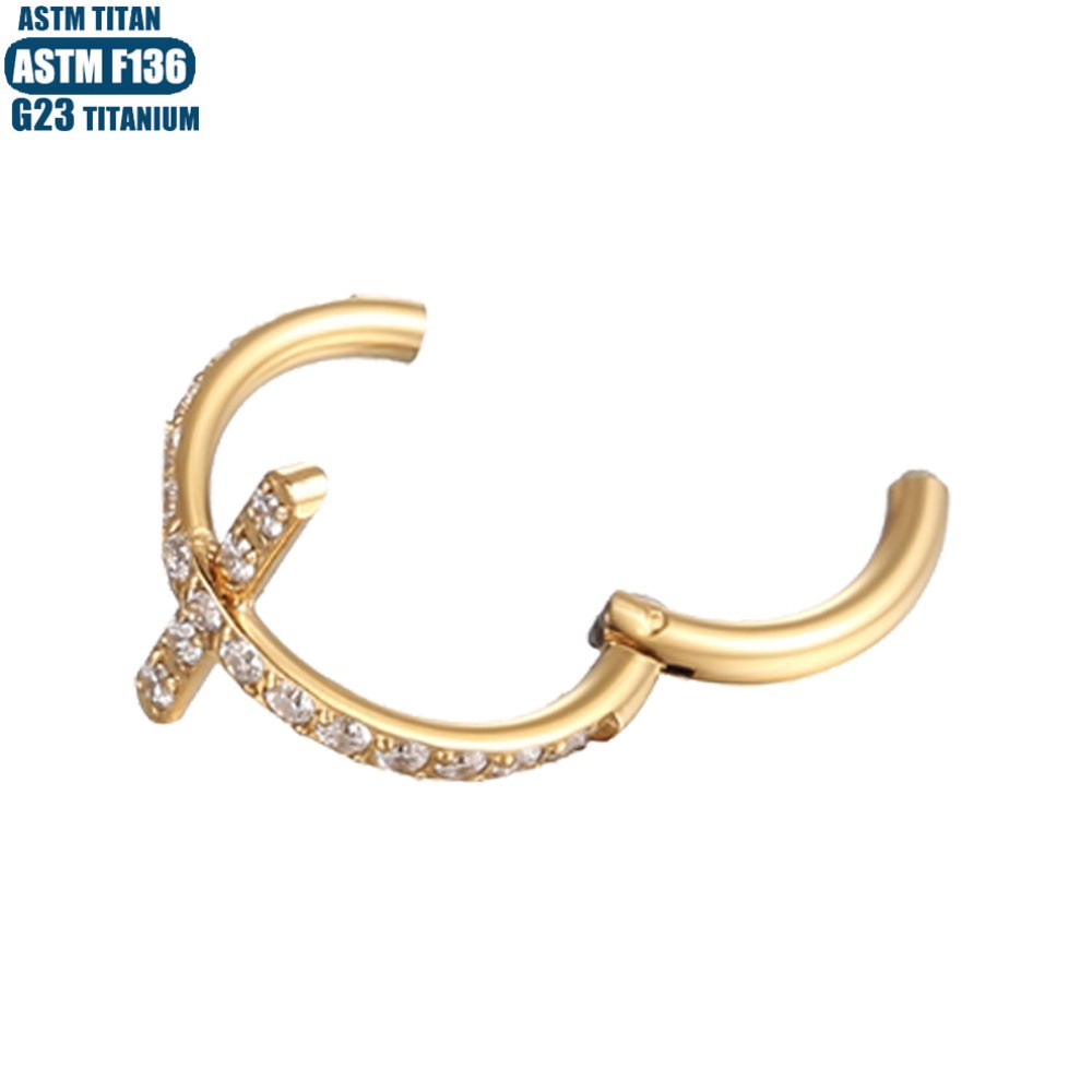 Labret piercing jewelry detail image