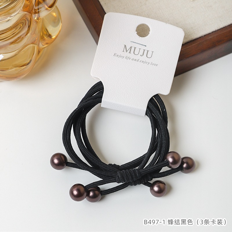 Ligas coreanas premium para cabello