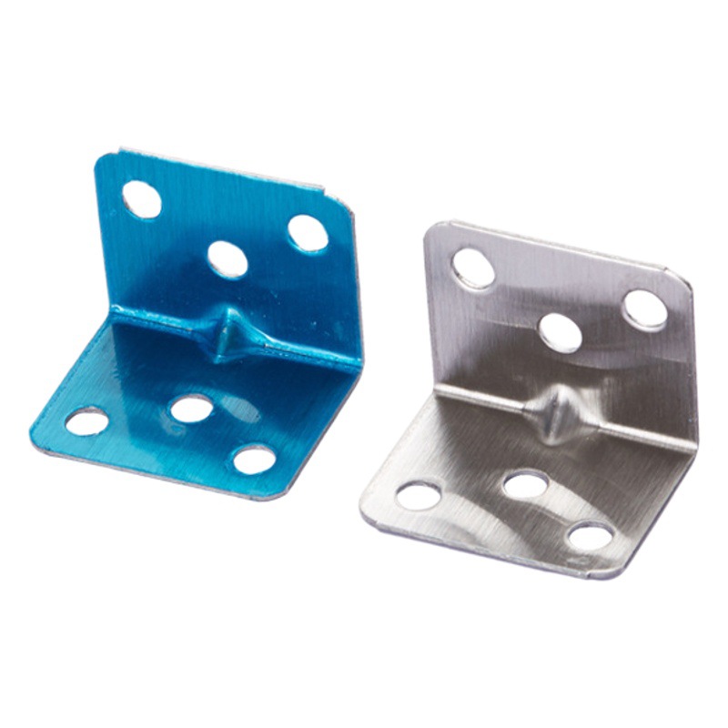 Acero inoxidable espesado ángulo ensanchado código de ángulo 90 ° Derecho conector soporte estante muebles conector ángulo código