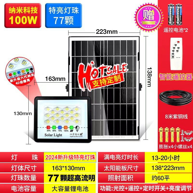 Zhongshan lámparas solar patio al aire libre Luz de inundación interior y exterior iluminación del hogar nuevo rural impermeable lámpara de calle fabricante