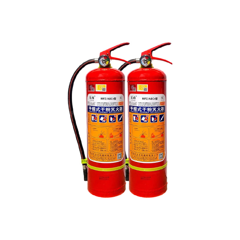 Huawei nuevo estándar nacional portátil de polvo seco tipo carro de dióxido de carbono 4kg extinción de incendios verde