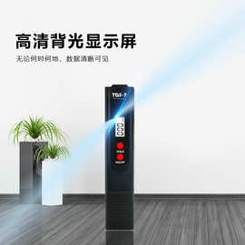 跨境品质tds笔meter厂供水质测试笔黑色两键背光 tds水质检测笔
