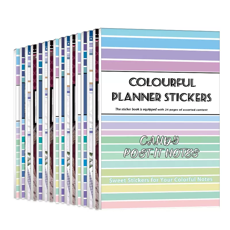 亚马逊热销便签本多功能重点标记贴分类贴纸周月计划笔记本贴纸书