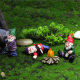 Cross-border Christmas micro landscape creative dwarf garden decorations personalized elf resin crafts dwarf ornaments