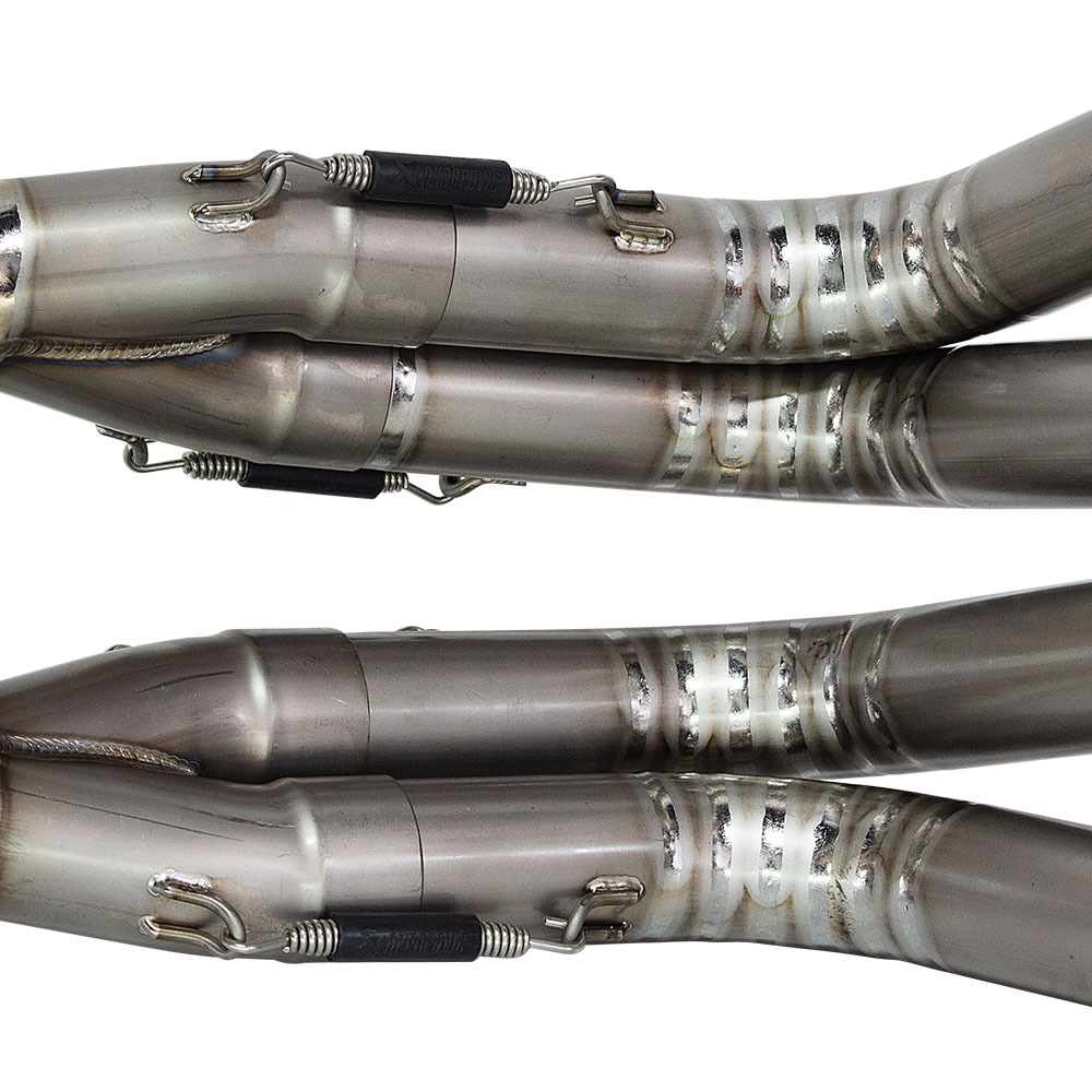 Suitable for Motorcycle Exhaust Pipe Modification S1000R/Rr Titanium Alloy Front Section 59mm 2019-2025
