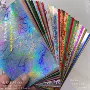 系列学生背景混色剪纸