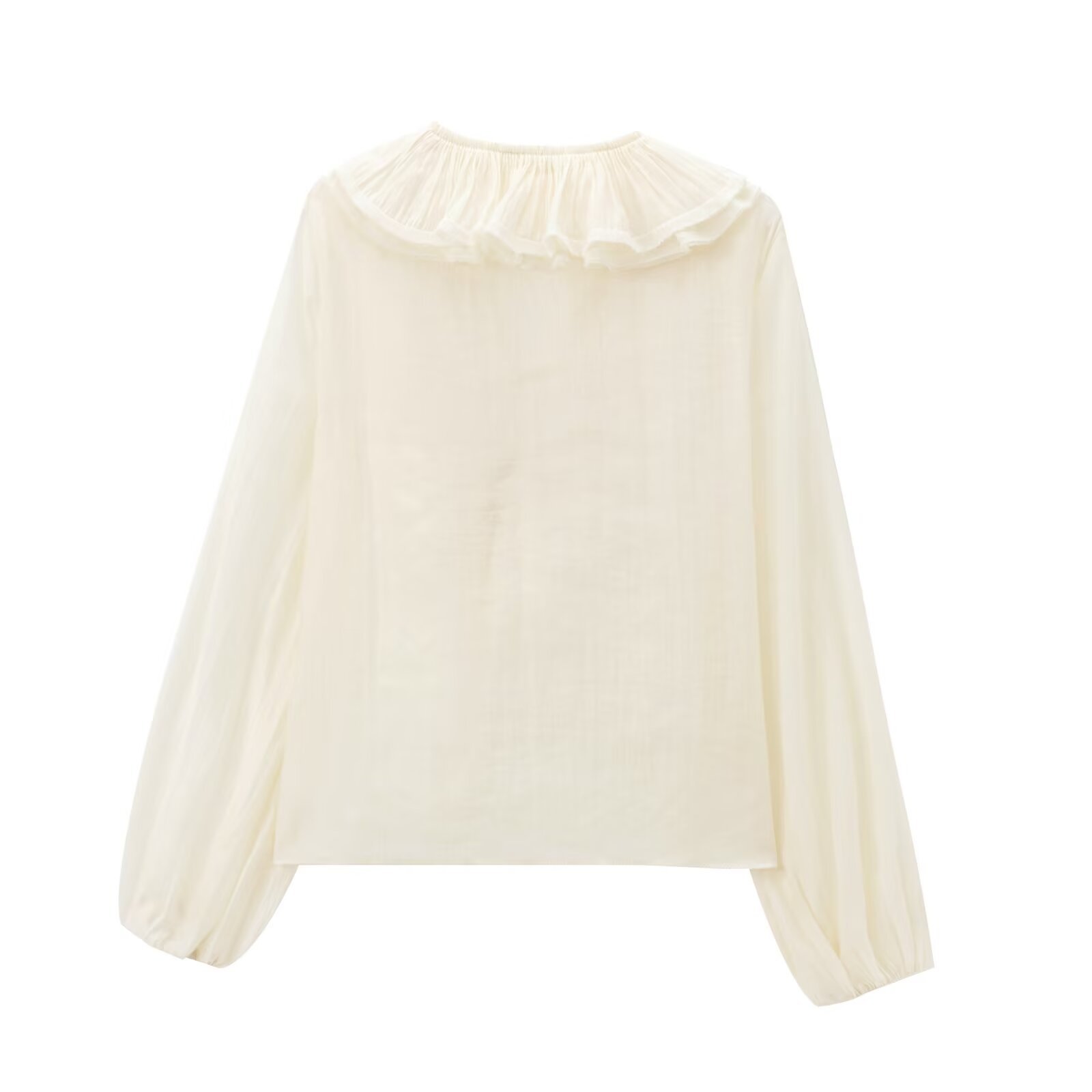 Abbigliamento donna autunno/inverno 2024 nuova moda di strada decorazione a strati camicia a maniche lunghe_voghion.com