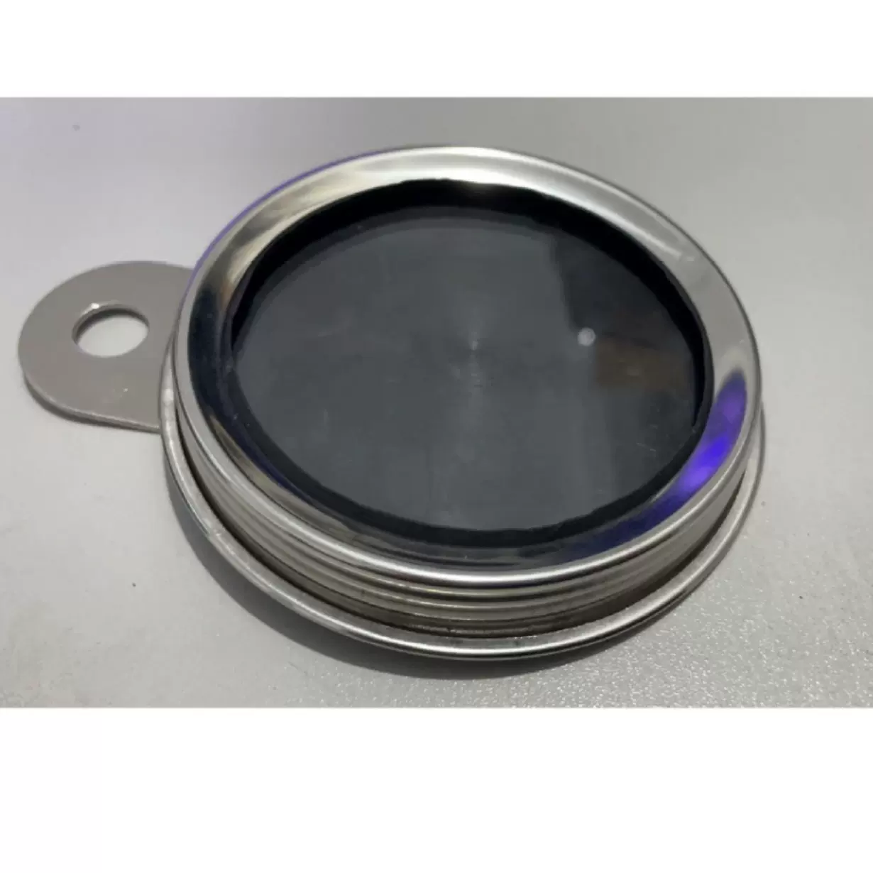 欧美摩托车防水税牌架 摩托车税牌盒  机动车不锈钢圆形税牌