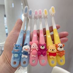 1-12 years old little monster soft-bristled children's toothbrush 6-12 years old 3 to 6 years old and above male and female baby soft-bristled children's toothbrush