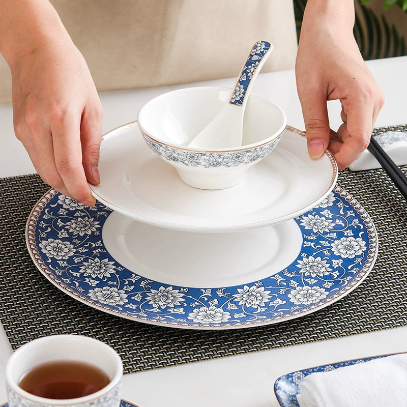 Tableware for hotel, set, 4 piece set