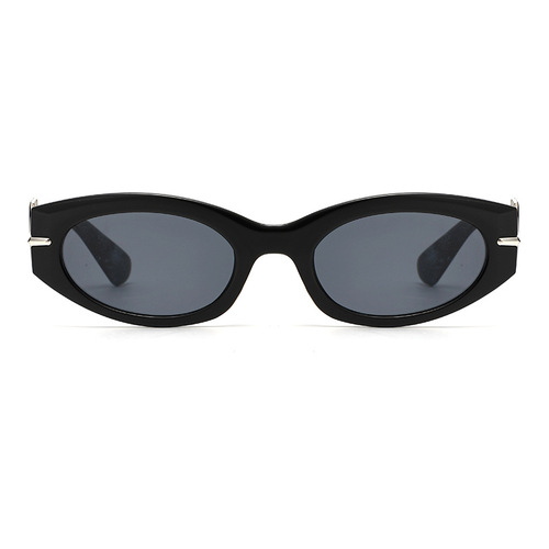 04030 Cross-border Fashion Men's and Women's Cat-Eye Sunglasses 2024 New Style Modern Y2K Fashion Sunglasses