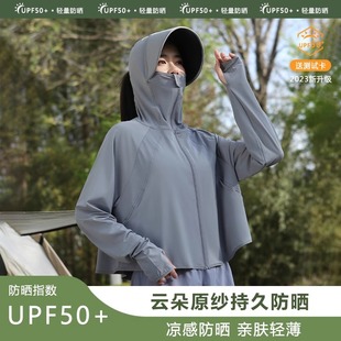 Ice Silk Sun Protection Clothing for Women 2025 New Summer Uv Protection Upf50+ Sun Protection Clothing Thin Sun Protection Blouse