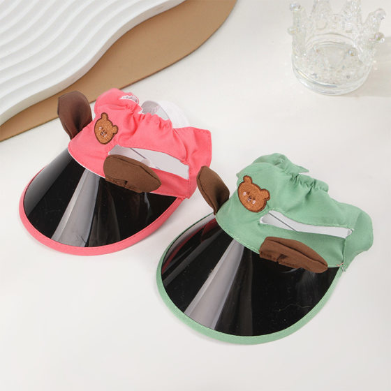 2025 Cross-border Dog Sun Hat Cat Ear Hat Rabbit Dutch Pig Cool Hat Outdoor Pet Sun Protection Hat