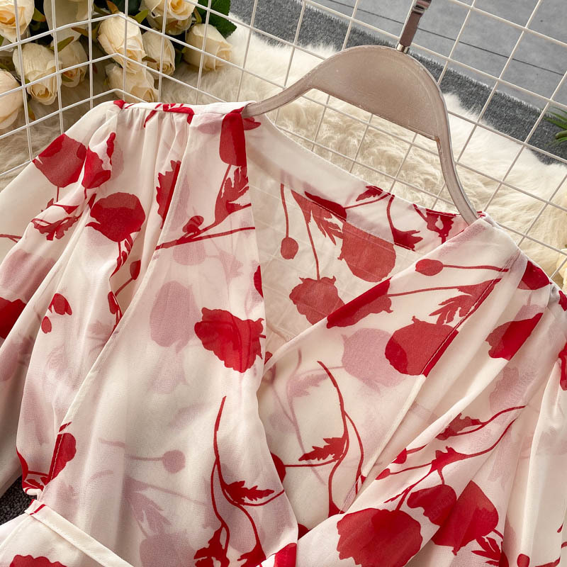 Title 24, Bedrucktes Chiffon-Kurzhemd im Split-Rock-Desig...