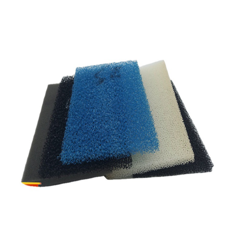 厂家供应 黑色密孔过滤海绵排风扇阻燃防尘海绵片材聚氨酯过滤棉