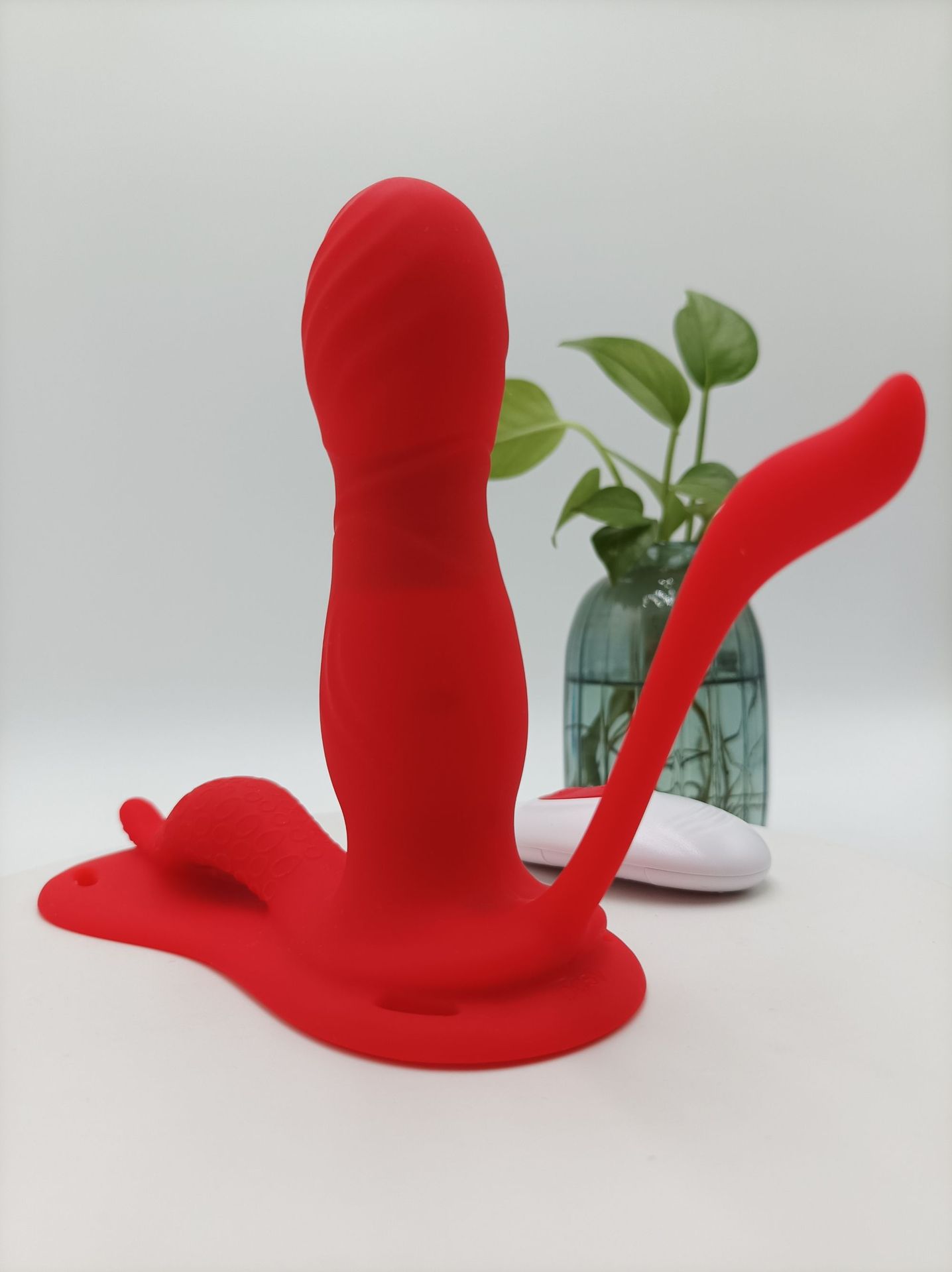 蜜蝶坐垫红色(遥控款) (5).jpg