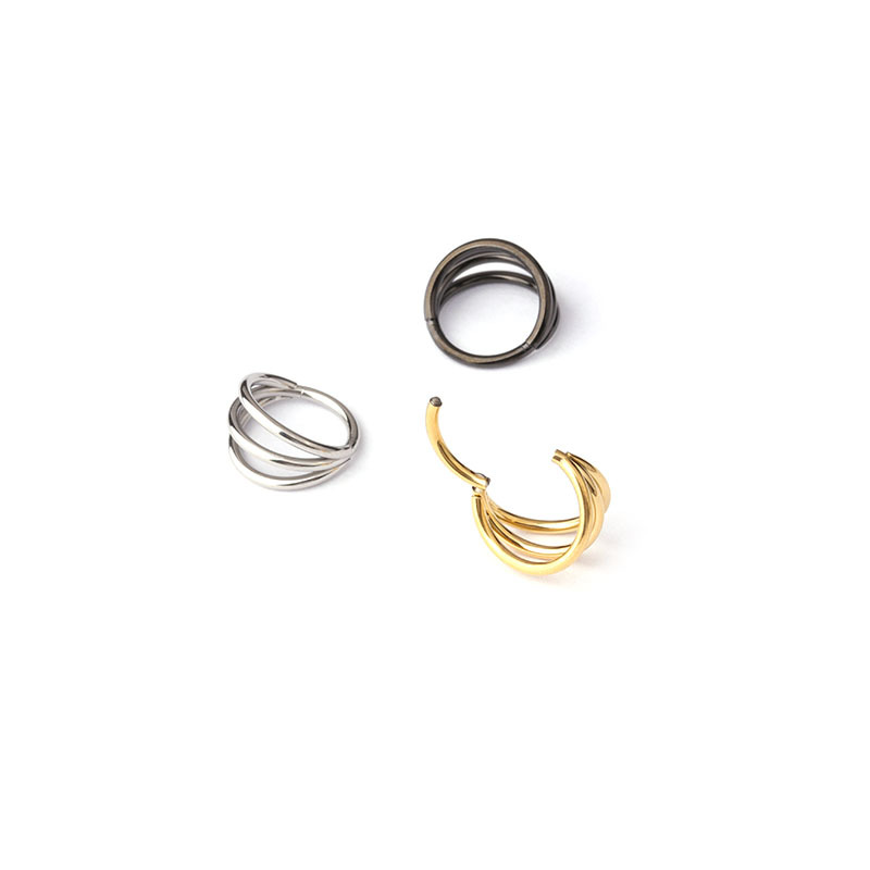 2g Weight Earrings Classification 316 Stainless Steel  Ear Cartilage Rings & Studs Geometric Unisex