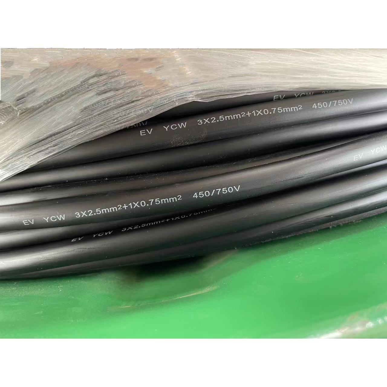 佛山厂家直销 新能源电源线 YCW 3*2.5+1*0.75 充电枪用线