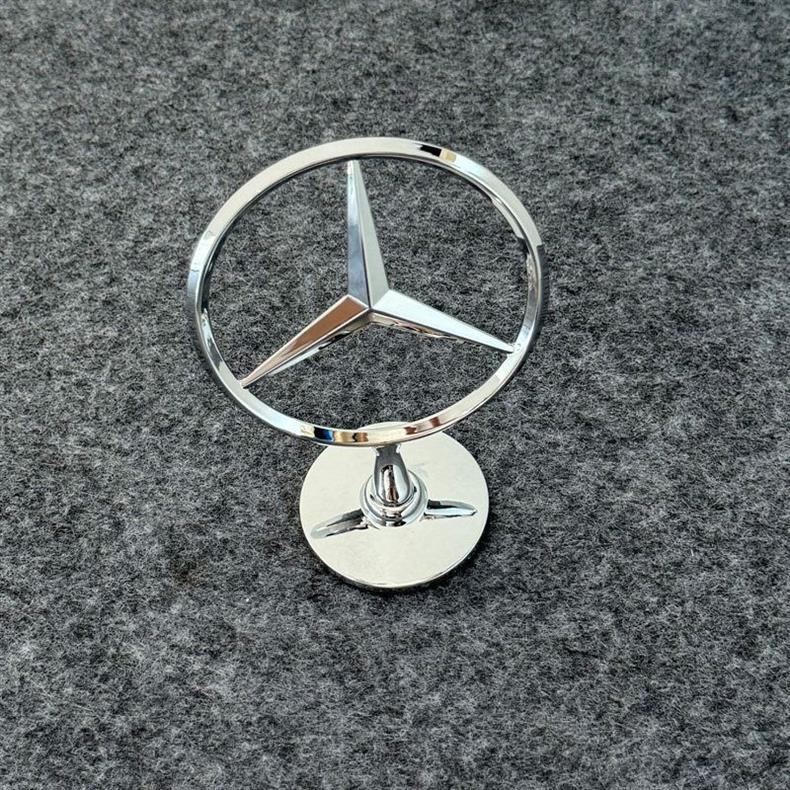 Mercedes-Benz car emblem, A R E C GLC CLA GLE series, front hood metal emblem, Maybach