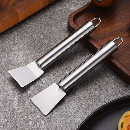 Kitchen grease cleaning shovel stainless steel ice shovel cleaning shovel refrigerator defrost shovel range hood shovel decontamination pot shovel
