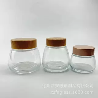 批发现货大肚蜂蜜瓶果酱瓶家用厨房密封瓶多规格玻璃瓶透明酱菜瓶