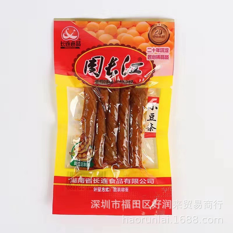 辣条周长江小豆条15g包 网红小零食麻辣零食豆干小吃散装食品批发