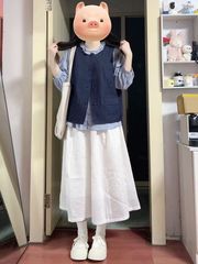 春のレトロで甘い学院風カウボーイ馬甲木耳レースシャツの白いスカート3点セット