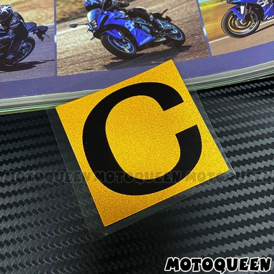 Motorcycle tail electric motorcycles, side cover, fuel - letter-c-54x-54cm-one
