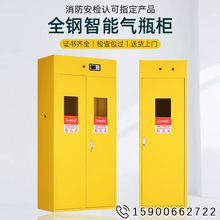 上海全鋼防爆氣瓶櫃安全櫃煤氣罐乙炔儲存櫃帶智能報警排風鋼瓶櫃