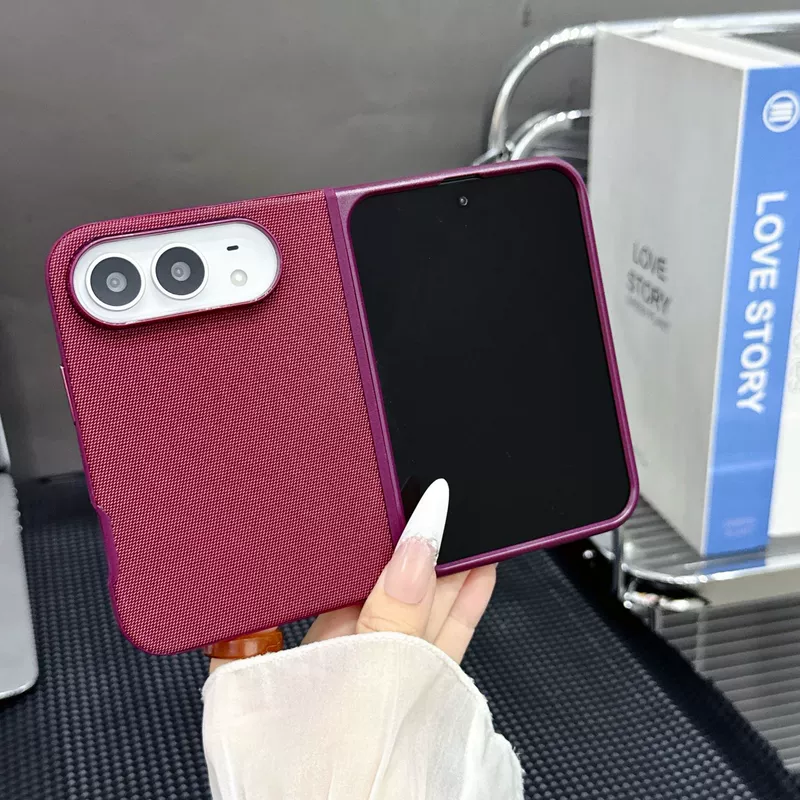 Чехол для iPhone Duo с магнитом тканевая текстура для складного экрана