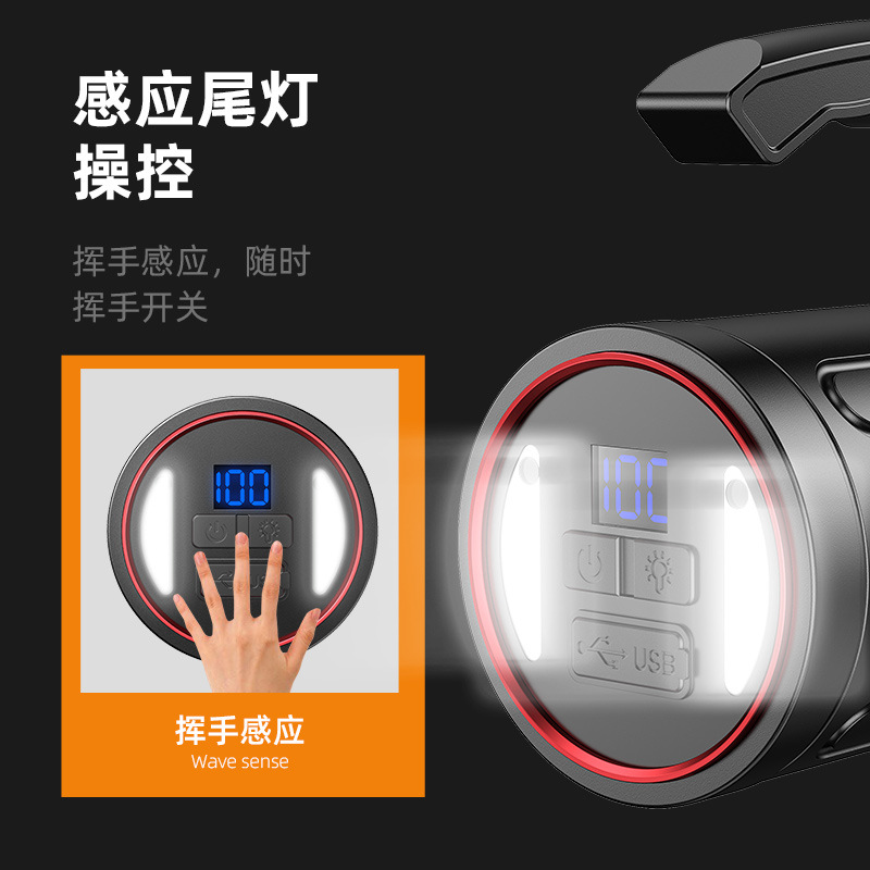 Shenhuo L1-S luz fuerte linterna de alta potencia mecha brillante LED reflector portátil fábrica al por mayor