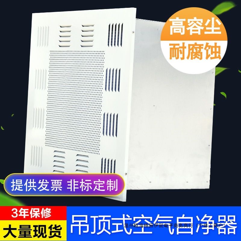 Qs Certified Ceiling-Mounted Air Purifier Industrial Fan Filter Unit Sterile Filter Purifier Commercial