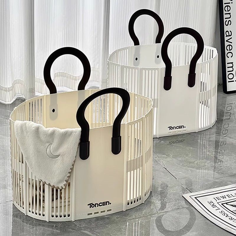 Dirty Clothes Basket, High-Looking, Light Luxury, Foldableable Dirty Clothes Basket, Household Bathroom Bathroom Dirty Clothes Storage Basket, Laundry Basket