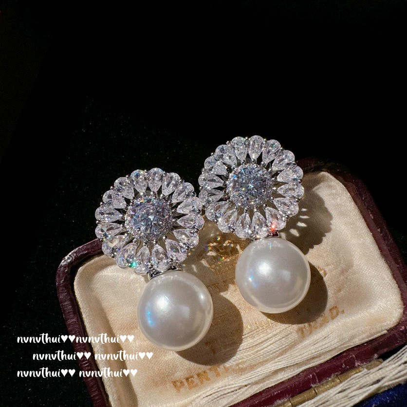Сианьский графитовый carved Gemstone Study Дакси глубоководные бусины морская ракушка цветок камень жемчужины серьги