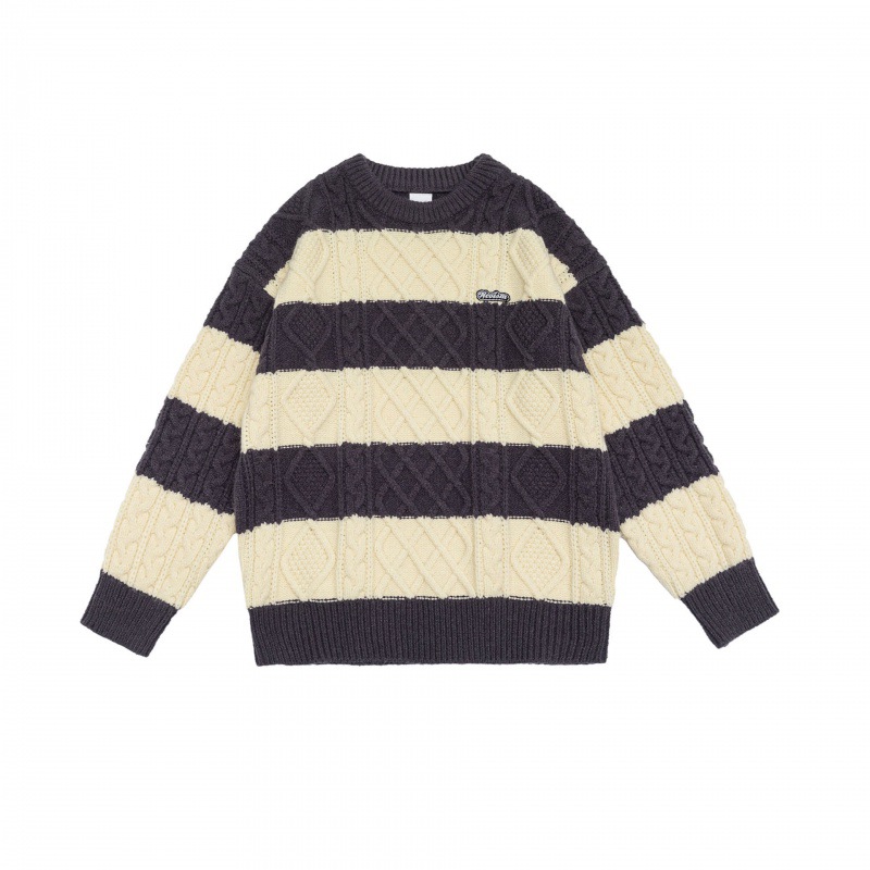 Autumn Japanese retro knitted sweater for men and women
