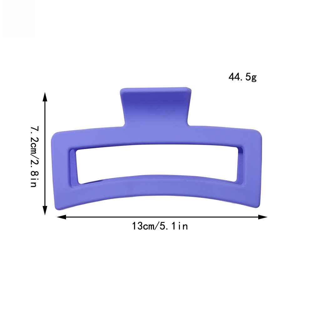 Oversized Shark Hair Claw Clip, Korean Morandi Style Hair Accessory_voghion.com