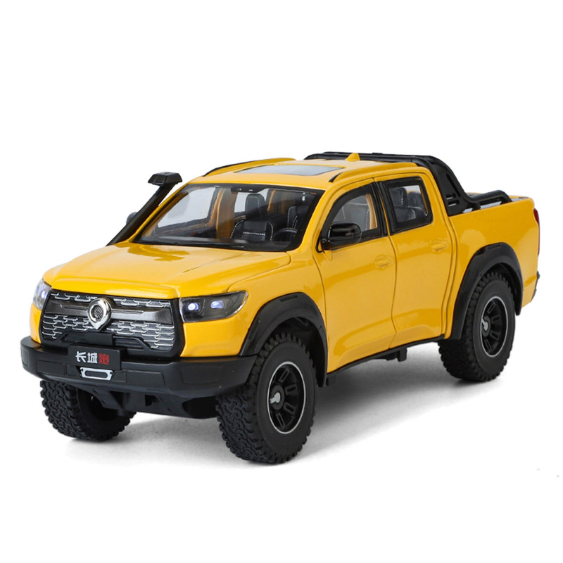 1: 24 Great Wall Cannon Alloy Pickup Car Model Acousto-optic Huili Car 4S Shop Gift Shake Tone with Hot Sale