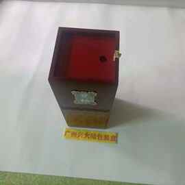 厂家定制高档钢琴漆黑色木盒烤漆茶叶盒高亮光茶叶盒实木 酒盒
